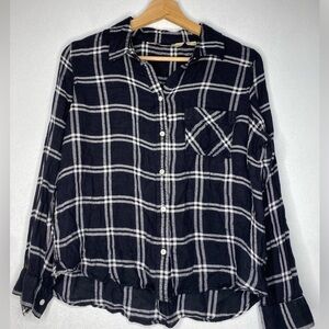 MEDIUM ROEBUCK & CO. BLACK AND WHITE FLANNEL